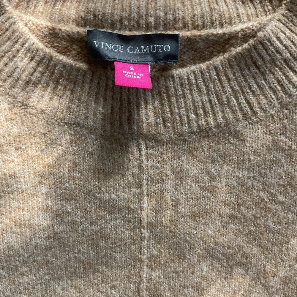 Vince Camuto Tan Crewneck Sweater – Size Small